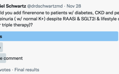 Should patients w/ diabetes, CKD and proteinuria despite RAASi & SGLT2i be considered for add-on therapy with finerenone (triple therapy)?